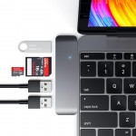 Satechi USB-C Combo Hub Adapter 3X Θύρες USB-A 3.0 Αλουμινίου, 3-σε-1, με αναγνώστη καρτών Micro SD/SD/TF - ΓΚΡΙ - SA-ST-TCUHM