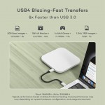 Satechi ultra-slim Aluminum Type-C USB4, Thunderbolt 5/4/3, NVMe SSD enclosure με καλώδιο για Apple Mac Mini M4 2024 - ΑΣΗΜΙ - SA-ST-EU4SNSS