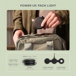 SATECHI OntheGo 3-in-1 Ασύρματος Φορτιστής με Αναδιπλούμενη Qi2 βάση για Αpple iPhone, APPLE AIRPODS, Apple Watch Series 15W - ΜΑΥΡΟ - SA-ST-QTG31K