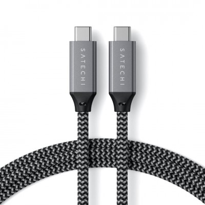 SATECHI  USB-C σε USB-C 100W  Καλώδιο Φόρτισης & μεταφοράς δεδομένων 2μ. 100W - SA-ST-TCC2MM