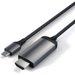 SATECHI καλώδιο USB-C σε HDMI 4K 60Hz - 1.75μ. - ΓΚΡΙ - SA-ST-CHDMIM