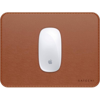 Satechi Premium Vegan-Δερμάτινο Mouse Pad - ΚΑΦΕ - SA-ST-LMPN