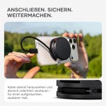 Satechi OntheGo 7-σε-1 Portable Μαγνητικό 100W PD multiport Adapter, με USB-A, USB-C PD, 4K HDMI, SD/microSD, Gigabit Ethernet - ΜΑΥΡΟ - SA-ST-POTG7C