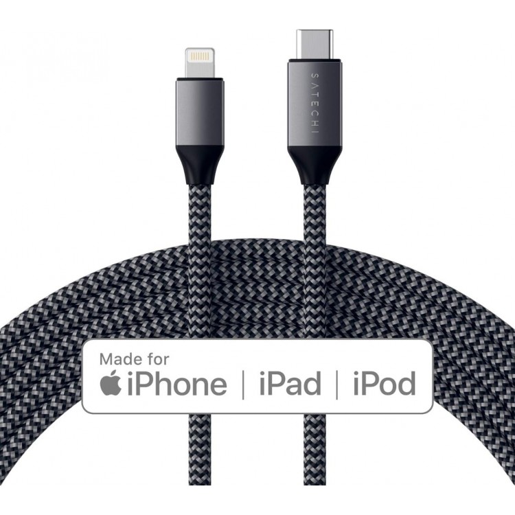 SATECHI Καλώδιο Apple MFi Certified 29W USB-C PD σε Lightning 1.8μ. - SA-ST-TCL18M 