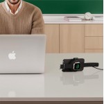 SATECHI OntheGo 2-in-1 Ασύρματος Φορτιστής με Αναδιπλούμενη Qi2 βάση για Αpple iPhone, Apple Watch Series 15W - ΜΑΥΡΟ - SA-ST-QTG21K