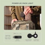 SATECHI OntheGo 2-in-1 Ασύρματος Φορτιστής με Αναδιπλούμενη Qi2 βάση για Αpple iPhone, Apple Watch Series 15W - ΜΑΥΡΟ - SA-ST-QTG21K