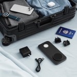 SATECHI Ασύρματος 15W Qi2 TRIO 3σε1 Tριπλός Φορτιστής Αλουμινίου με φορτιστή για Apple Watch Series, για iPhone, AirPods, & Apple Watch - ΓΚΡΙ - SA-ST-QTPM-EA 