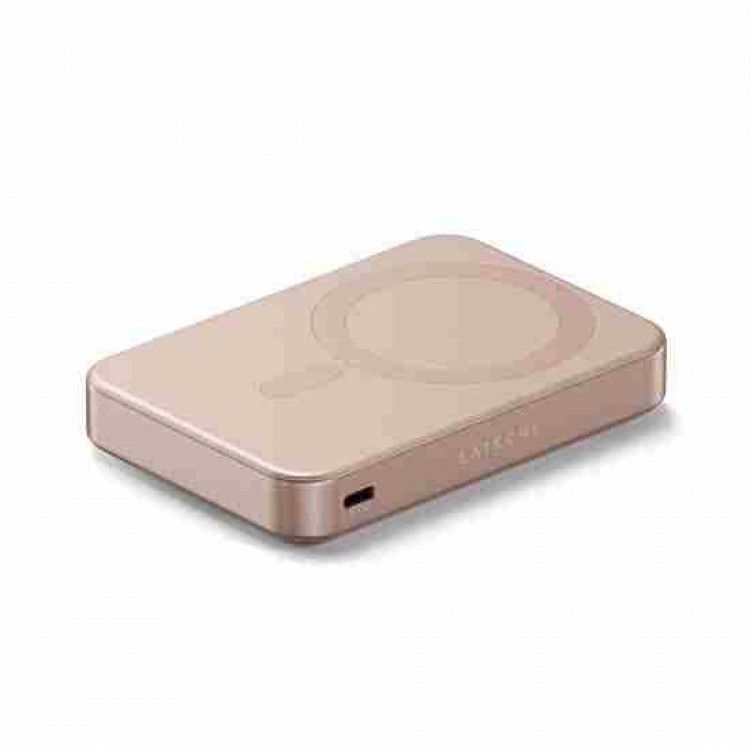 SATECHI OntheGo Qi2 Ασύρματος PowerBank 10.000mAh Φορτιστής με Αναδιπλούμενη 15W βάση - ΡΟΖ Desert - SA-ST-B10Q2SR