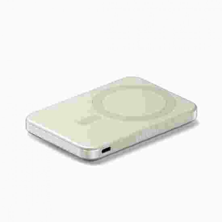 SATECHI OntheGo Qi2 Ασύρματος PowerBank 5.000mAh Φορτιστής με Αναδιπλούμενη 15W βάση - Sand ΜΠΕΖ - SA-ST-B5Q2SW