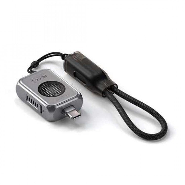 SATECHI USB-C Mini NVMe 2230 SSD Θήκη μεταφοράς Compact με USB-C connector, active ψύξη ταχύτητα μεταφορ΄άς δεδομένων ώς 10 Gbps - ΓΚΡΙ - SA-ST-E2230M