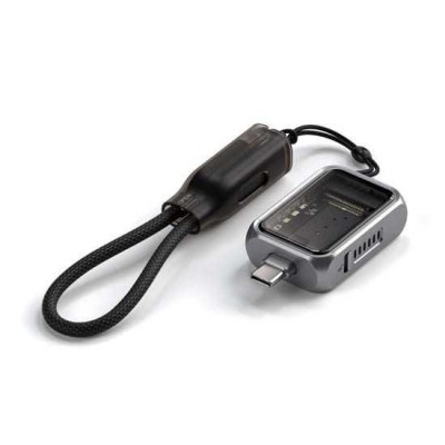 SATECHI USB-C Mini NVMe 2230 SSD Θήκη μεταφοράς Compact με USB-C connector, active ψύξη ταχύτητα μεταφορ΄άς δεδομένων ώς 10 Gbps - ΓΚΡΙ - SA-ST-E2230M