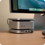 Satechi ultra-slim Aluminum Type-C USB4, Thunderbolt 5/4/3, NVMe SSD enclosure με καλώδιο για Apple Mac Mini M4 2024 - ΑΣΗΜΙ - SA-ST-EU4SNSS