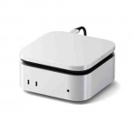 Satechi ultra-slim Aluminum Type-C USB4, Thunderbolt 5/4/3, NVMe SSD enclosure με καλώδιο για Apple Mac Mini M4 2024 - ΑΣΗΜΙ - SA-ST-EU4SNSS