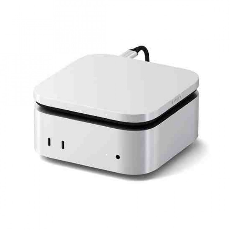 Satechi ultra-slim Aluminum Type-C USB4, Thunderbolt 5/4/3, NVMe SSD enclosure με καλώδιο για Apple Mac Mini M4 2024 - ΑΣΗΜΙ - SA-ST-EU4SNSS