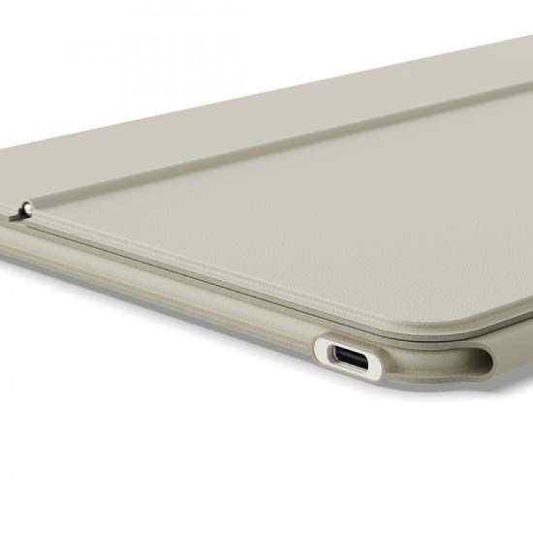 SATECHI ONTHEGO Ασύρματο πληκτρολόγιο Bluetooth Αλουμινίου QWERTY - Sand ΜΠΕΖ - SA-ST-KOTGW-EN