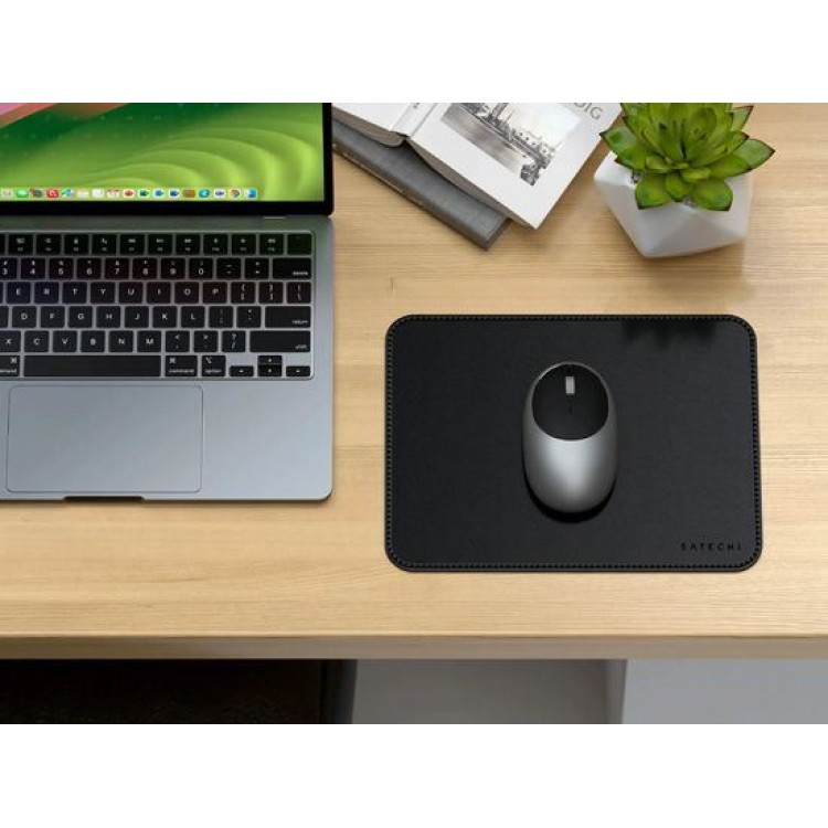 Satechi Premium Vegan-Δερμάτινο Mouse Pad - ΜΑΥΡΟ - SA-ST-LMPK