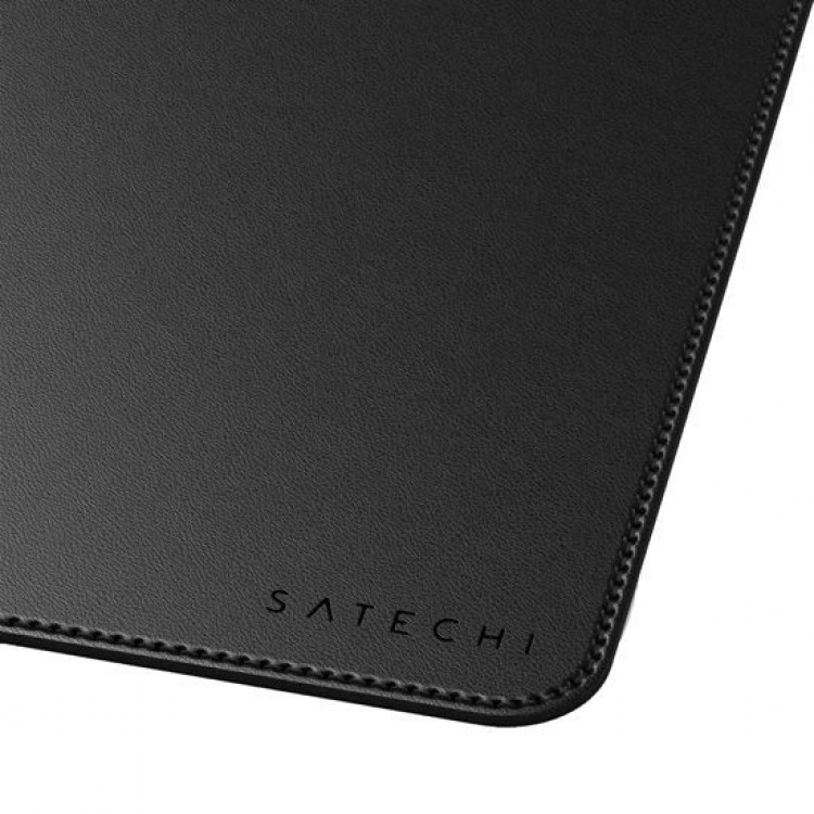 Satechi Large Premium Vegan-Δερμάτινο DeskMate Mouse Pad Desk PAD, MOUSE PAD - ΜΑΥΡΟ - SA-ST-LPDMK