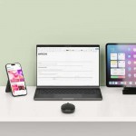 SATECHI ONTHEGO Bluetooth Ασύρματο ποντίκι με USB-C Επαναφορτιζόμενη μπαταρία - ΜΑΥΡΟ - SA-ST-MOTGK