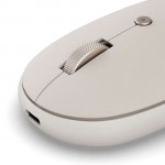 SATECHI ONTHEGO Bluetooth Ασύρματο ποντίκι με USB-C Επαναφορτιζόμενη μπαταρία - Sand ΜΠΕΖ - SA-ST-MOTGW