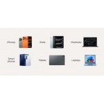 Satechi OntheGo 7-σε-1 Portable Μαγνητικό 100W PD multiport Adapter, με USB-A, USB-C PD, 4K HDMI, SD/microSD, Gigabit Ethernet - ΜΑΥΡΟ - SA-ST-POTG7C