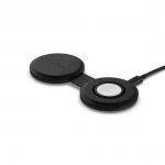 SATECHI OntheGo 2-in-1 Ασύρματος Φορτιστής με Αναδιπλούμενη Qi2 βάση για Αpple iPhone, Apple Watch Series 15W - ΜΑΥΡΟ - SA-ST-QTG21K