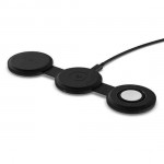 SATECHI OntheGo 3-in-1 Ασύρματος Φορτιστής με Αναδιπλούμενη Qi2 βάση για Αpple iPhone, APPLE AIRPODS, Apple Watch Series 15W - ΜΑΥΡΟ - SA-ST-QTG31K