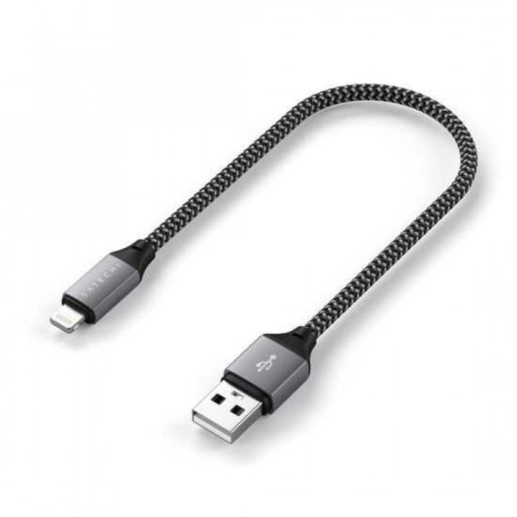 SATECHI Καλώδιο MFi Certified USB-A σε lightning 0.25μ. (25εκ.) - SA-ST-TAL10M