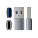 SATECHI USB-A male σε USB-C female ADAPTER - ΓΚΡΙ - SA-ST-TAUCM 