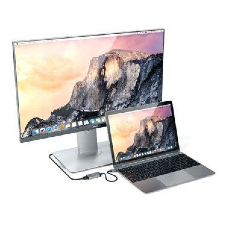 SATECHI Αλουμινίου μετατροπέας USB-C σε HDMI 4K 60HZ - ΓΚΡΙ - SA-ST-TC4KHAM