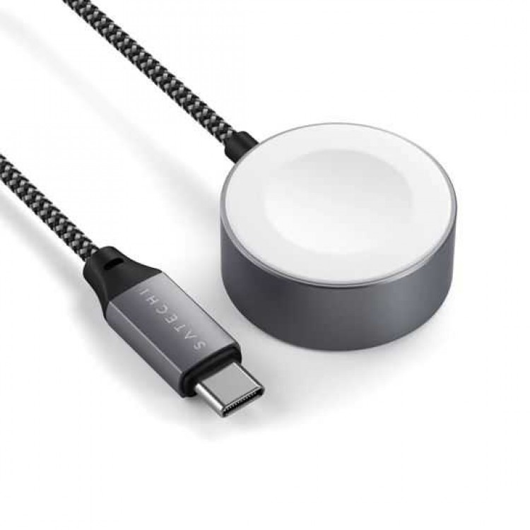 SATECHI braided Μαγνητικό Καλώδιο φόρτισης USB-C για Apple Watch 0.15μ. MFi Certified - SA-ST-TCAW7CM