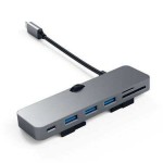 Satechi Αλουμινίου USB-C CLAMP HUB PRO για Apple iMac με USB-C / USB / SD & MICRO SD - ΓΚΡΙ - SA-ST-TCIMHM