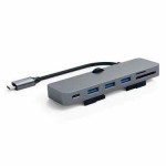 Satechi Αλουμινίου USB-C CLAMP HUB PRO για Apple iMac με USB-C / USB / SD & MICRO SD - ΓΚΡΙ - SA-ST-TCIMHM