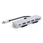 Satechi Αλουμινίου USB-C CLAMP HUB PRO για Apple iMac με USB-C / USB / SD & MICRO SD - ΑΣΗΜΙ - SA-ST-TCIMHS