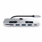 Satechi Αλουμινίου USB-C CLAMP HUB PRO για Apple iMac με USB-C / USB / SD & MICRO SD - ΑΣΗΜΙ - SA-ST-TCIMHS