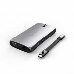 Satechi USB-C Hub Αλουμινίου 9-in-1 Multiport Adapter On-The-Go Multiport Adapter για Apple MacBook Pro/Air M2/ M1, Apple iPad Pro/Air, Apple M2 Mac Mini, iMac M1 - ΓΚΡΙ - SA-ST-UCMBAM