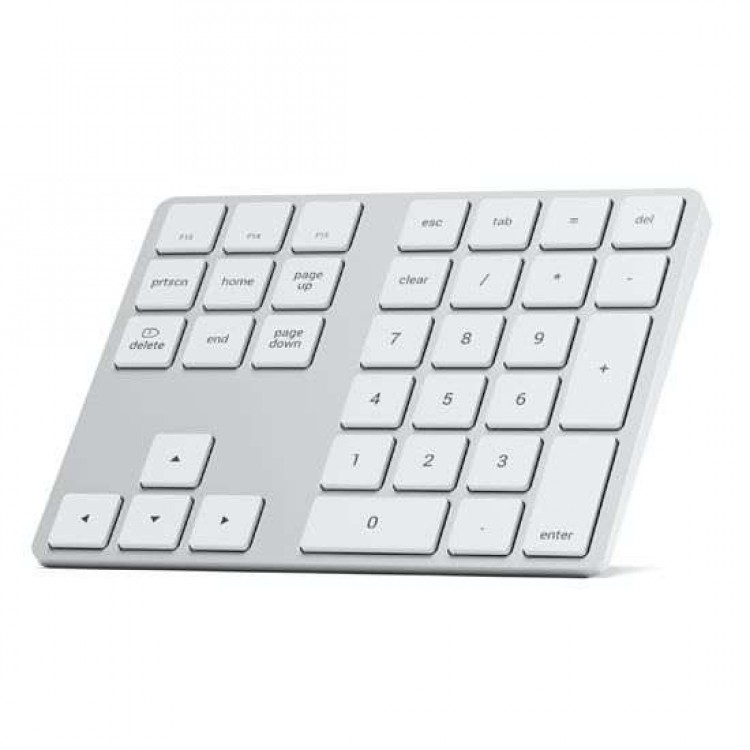 SATECHI BLUETOOTH EXTENDED Ασύρματο αριθμητικό πληκτρολ΄όγιο 34 πλήκτρων, aluminium design, MacOS - ΑΣΗΜΙ - SA-ST-XLABKS