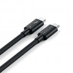 SATECHI Braided Thunderbolt 5 Pro, USB-C / USB-C ,120Gpbs Καλώδιο μεταφοράς δεδομένων & Φόρτισης 240W PD 1μ. - SA-ST-YTB5100K