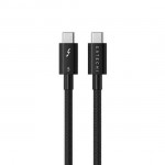 SATECHI Braided Thunderbolt 5 Pro, USB-C / USB-C ,120Gpbs Καλώδιο μεταφοράς δεδομένων & Φόρτισης 240W PD 1μ. - SA-ST-YTB5100K