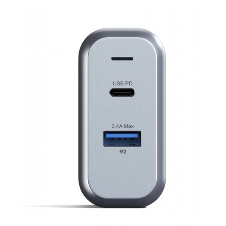 Satechi 30W Dual-Port Οικιακός Φορτιστής τοίχου USB-C/USB-A - SA-ST-MCCAM-EU