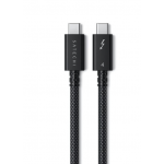 SATECHI Braided USB 4 Thunderbolt 4 Pro 40Gpbs Καλώδιο μεταφοράς δεδομένων & Φόρτισης 240W PD 1μ. - SA-ST-YTB100K