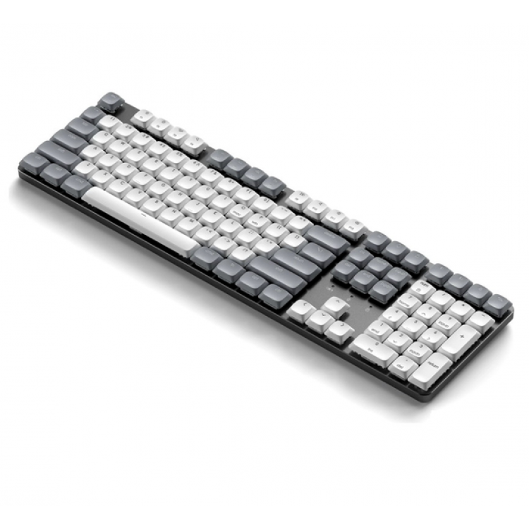 SATECHI Slim SM3 108 πλήκτρων Μηχανικό Bluetooth LED Backlit Ασύρματο Gaming πληκτρολόγιο για Apple Mac, iMac, Macbook, Windows PCS - QWERTY - ΓΚΡΙ - ST-KSM3LT-EN
