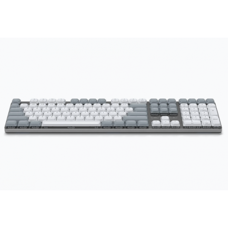 SATECHI Slim SM3 108 πλήκτρων Μηχανικό Bluetooth LED Backlit Ασύρματο Gaming πληκτρολόγιο για Apple Mac, iMac, Macbook, Windows PCS - QWERTY - ΓΚΡΙ - ST-KSM3LT-EN