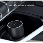SATECHI 40W Διπλός φορτιστής αυτοκινήτου USB-C PD - ΓΚΡΙ - SA-ST-U2C40CCM 