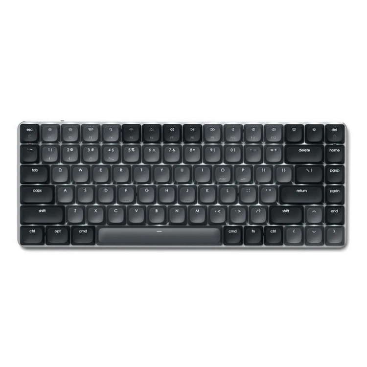 SATECHI Slim SM1 Mechanical Bluetooth LED Backlit Ασύρματο Gaming πληκτρολόγιο για Apple Mac, iMac, Macbook, Windows PCS - QWERTY - ΣΚΟΥΡΟ ΓΚΡΙ - ST-KSM1DK-EN