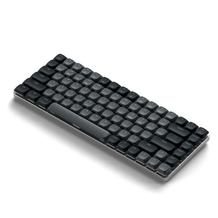 SATECHI Slim SM1 Mechanical Bluetooth LED Backlit Ασύρματο Gaming πληκτρολόγιο για Apple Mac, iMac, Macbook, Windows PCS - QWERTY - ΣΚΟΥΡΟ ΓΚΡΙ - ST-KSM1DK-EN