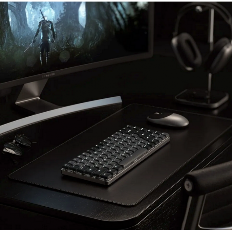SATECHI Slim SM1 Mechanical Bluetooth LED Backlit Ασύρματο Gaming πληκτρολόγιο για Apple Mac, iMac, Macbook, Windows PCS - QWERTY - ΣΚΟΥΡΟ ΓΚΡΙ - ST-KSM1DK-EN