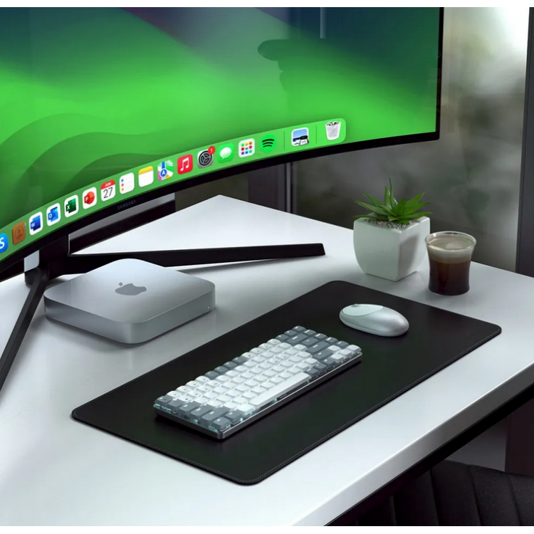 SATECHI Slim SM1 Mechanical Bluetooth LED Backlit Ασύρματο Gaming πληκτρολόγιο για Apple Mac, iMac, Macbook, Windows PCS - QWERTY - ΓΚΡΙ - ST-KSM1LT-EN
