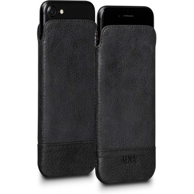 Sena θήκη δερμάτινη για Apple iPhone 6 6s Ultraslim - ΜΑΥΡΗ DENIM