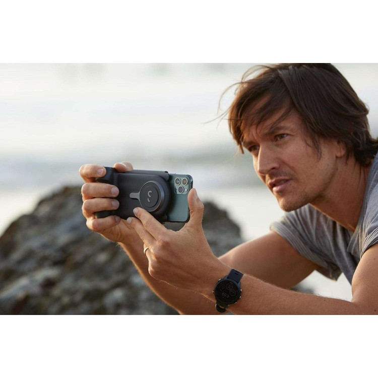 SHIFTCAM ProGrip Starter Kit Smart grip, με Qi2 ασύρματη φόρτιση και ενσωματωμένη μπαταρία - ΜΑΥΡΟ - SC-PG-SK-CH-EN