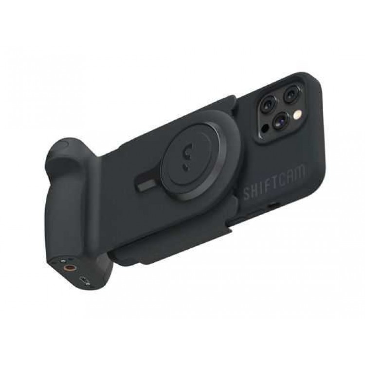 SHIFTCAM ProGrip Starter Kit Smart grip, με Qi2 ασύρματη φόρτιση και ενσωματωμένη μπαταρία - ΜΑΥΡΟ - SC-PG-SK-CH-EN